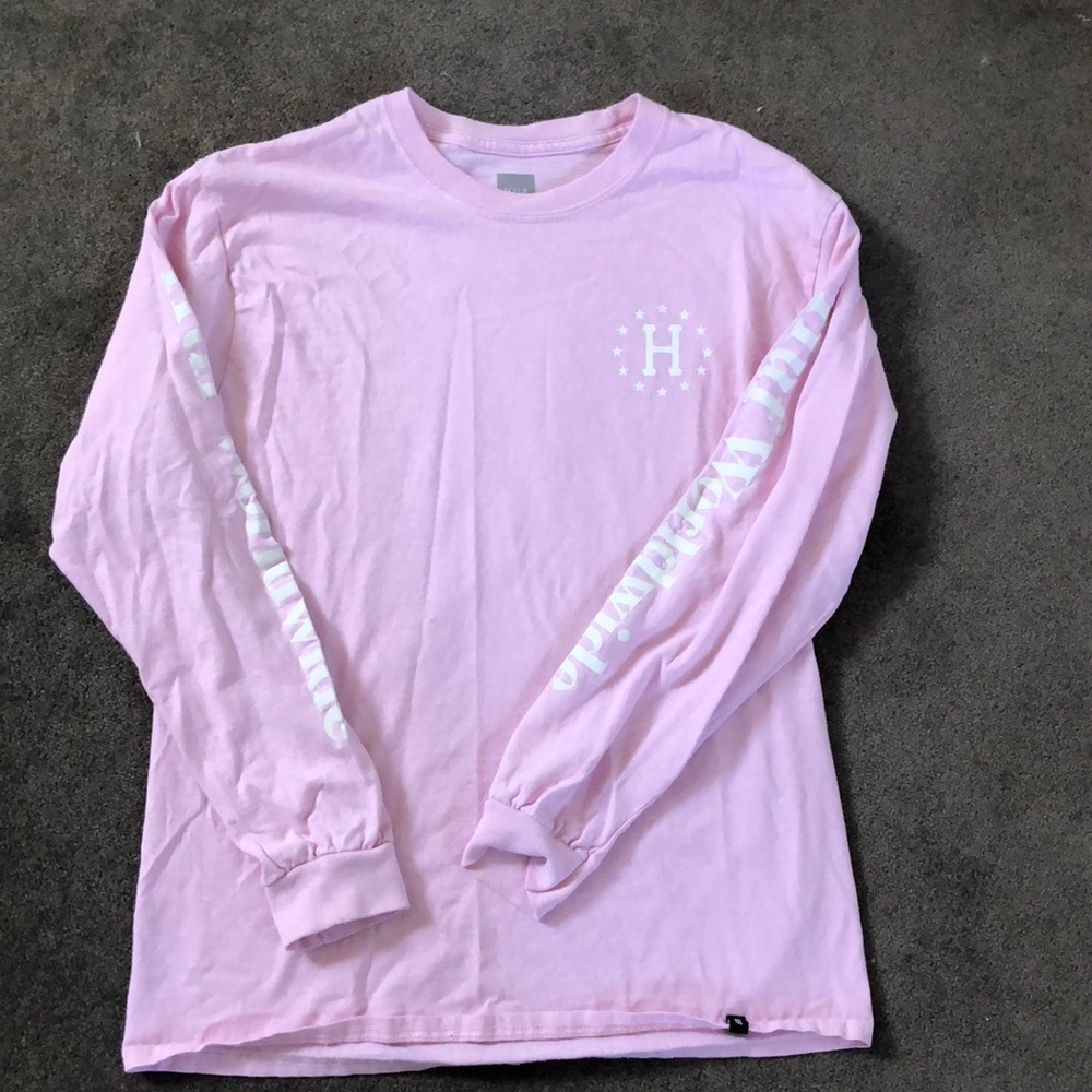 Pink Longsleeve HUF shirt